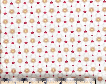 Georgia STATE FLOWER Stof Cherokee Rose - Deco State Flower In The Beginning 10DSF-1 Nieuwigheid 100% katoenen quiltwinkelkwaliteit