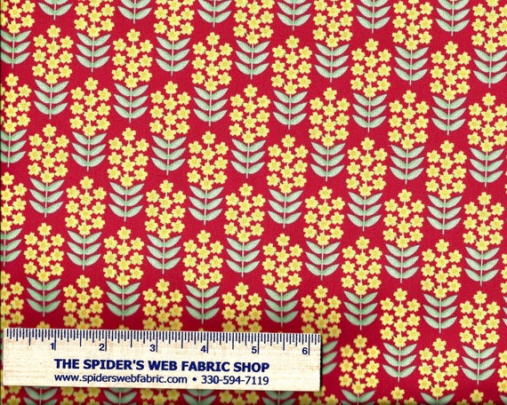 S4Sassy stampa floreale in cotone popeline Home decorativo 2 pezzi