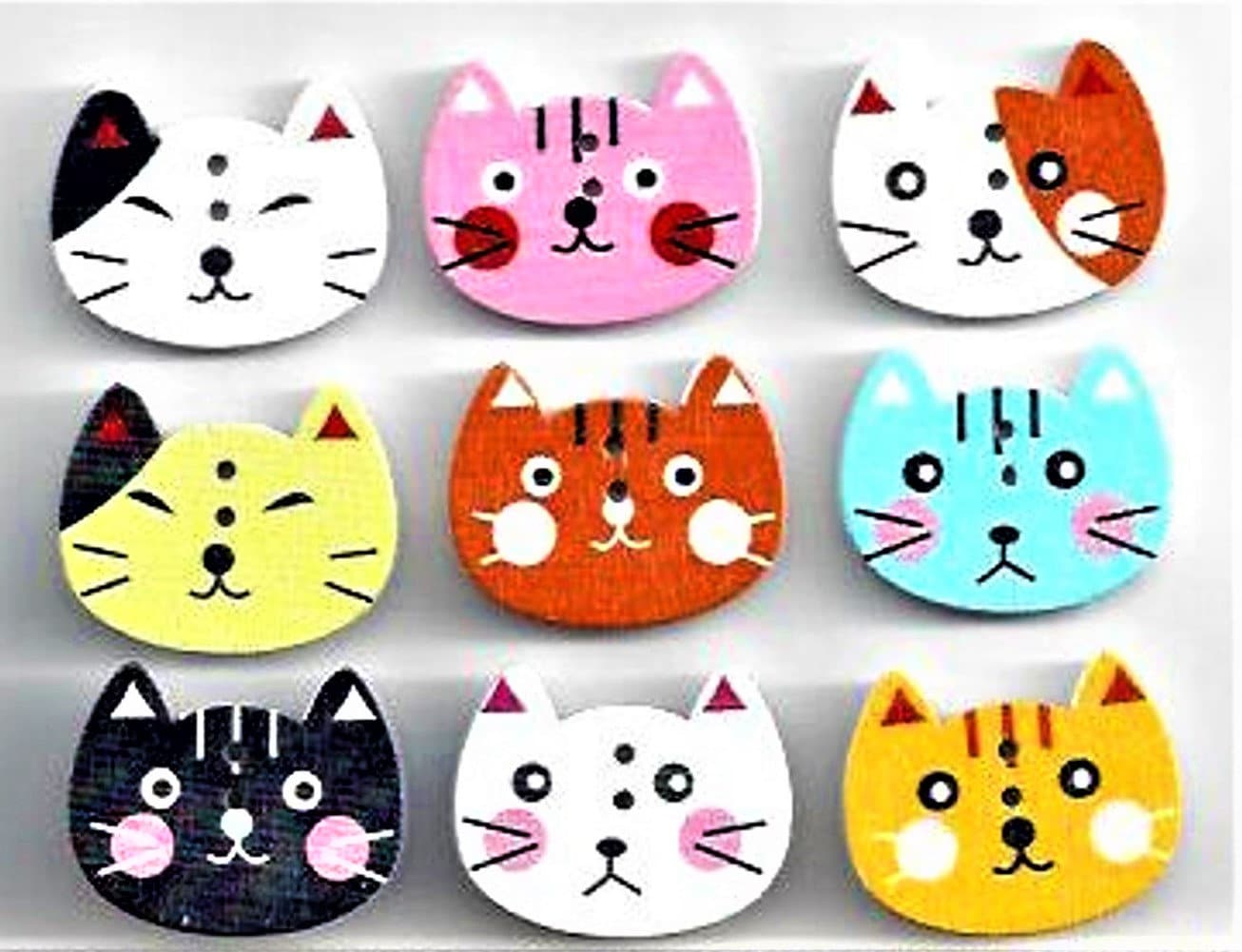 Colorful Mixed Small Buttons Plastic Sewing Buttons For - Temu