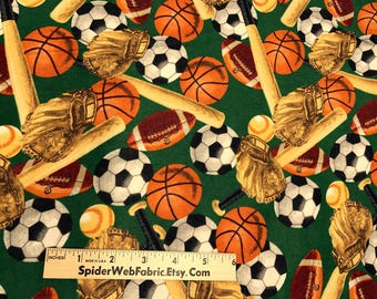 スポーツフランネル生地：野球 - サッカー - フットボール - バスケットボール 100%コットンフランネルキルトショップ品質