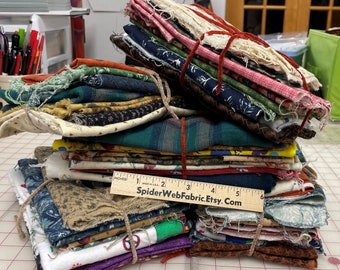 Paquete de tela de franela: 1/2 libra de tela de algodón de franela de calidad Quilt Shop