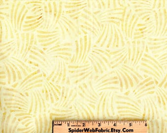 Tela BATIK SUNSHINE TONGA - Tonos de amarillo - Pastel - Blender - Calidad Quilt Shop 100% Algodón