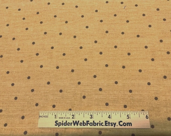 DOTS Fabric  - Brown on Brown Blender - Spots - 1803-222 -  100% Cotton - Quilt Shop Quality