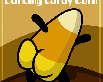Animated Dancing Candy Corn Emote for Twitch, KICK, Discord | GIF