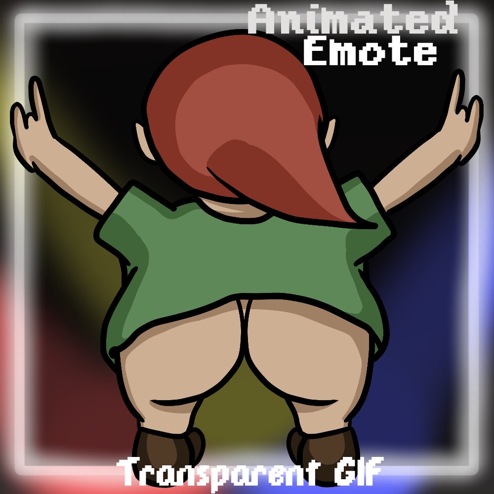 Animated Emote Twerking Gnome for twitch, kick, discord or a stream alert!