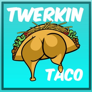 Twerking Taco Emote | For Twitch, Kick, Discord | GIF