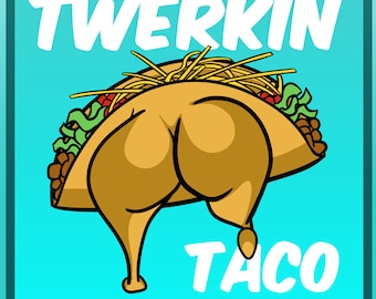 Twerking Taco Emote | For Twitch, Kick, Discord | GIF