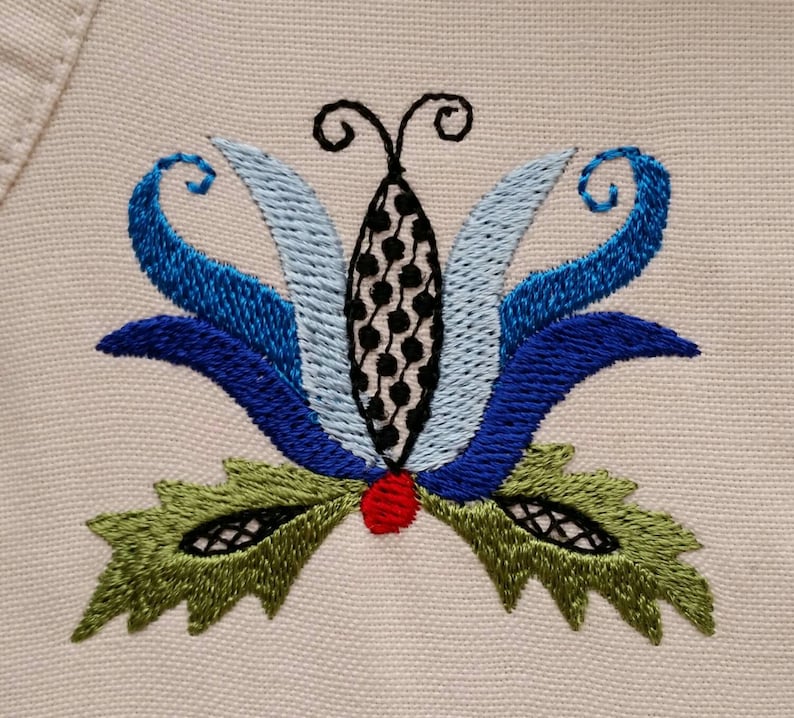 Tulipan 4 a Machine Embroidery Vp3 File Etsy