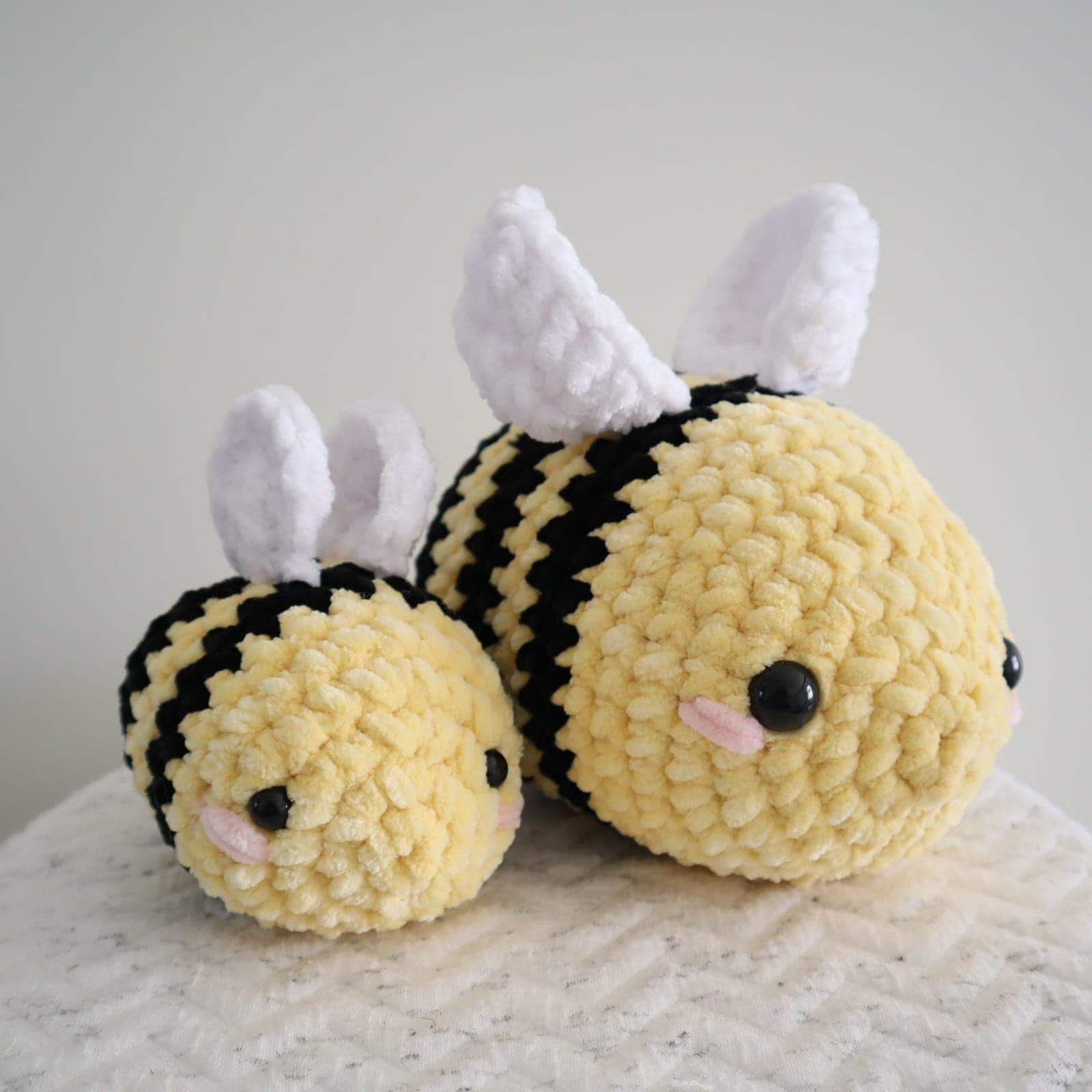 Chonky Bee Crochet Plush – Hey Meeko