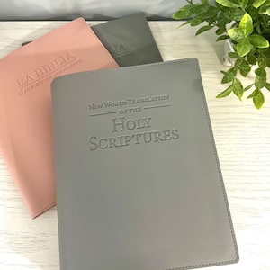 JW Large size Bible cover - Bible cover jw - Flexibly bible cover - Jw gift - Elders gifts - Jw