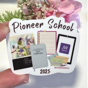 Jw Pioneer School - Engelse JW-magneten - JW-pakket met magneten - Jw-geschenken - Jw Pioneer