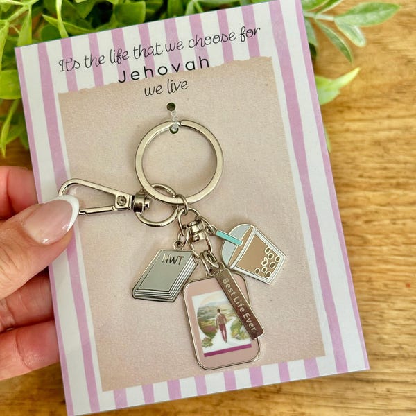 JW keychain - Jw gift - Jw - Pioneer Life - Jw Best Life Ever - Jw Poionner gifts