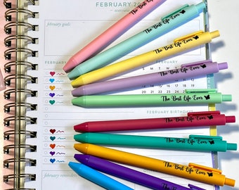 JW Best Life Ever Pen - Jw gift - Jw Colors Pens - Pioneer gift - Pack of 5 Jw Pens -
