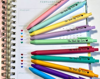 JW Best Life Ever Pen - Jw gift - Jw Colors Pens - Pioneer gift - Pack of 5 Jw Pens -