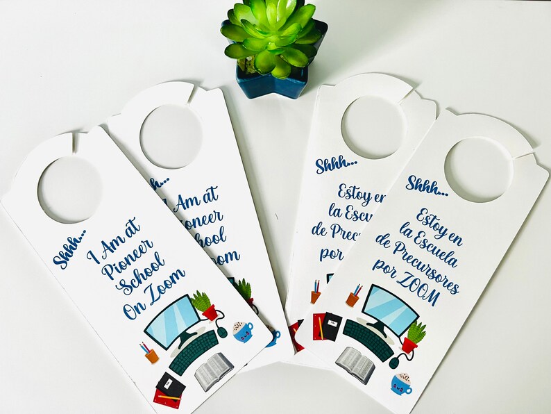 JW Pioneer School JW Door Hangers Jw Gift Jw Escuela De Etsy