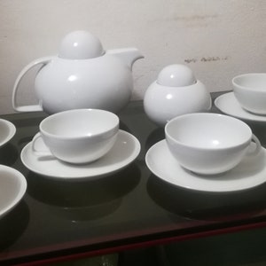Scherzer Bavaria by Ambrogio Rossari porcelain tea or coffee set 16 pieces Made in Germany 1980s