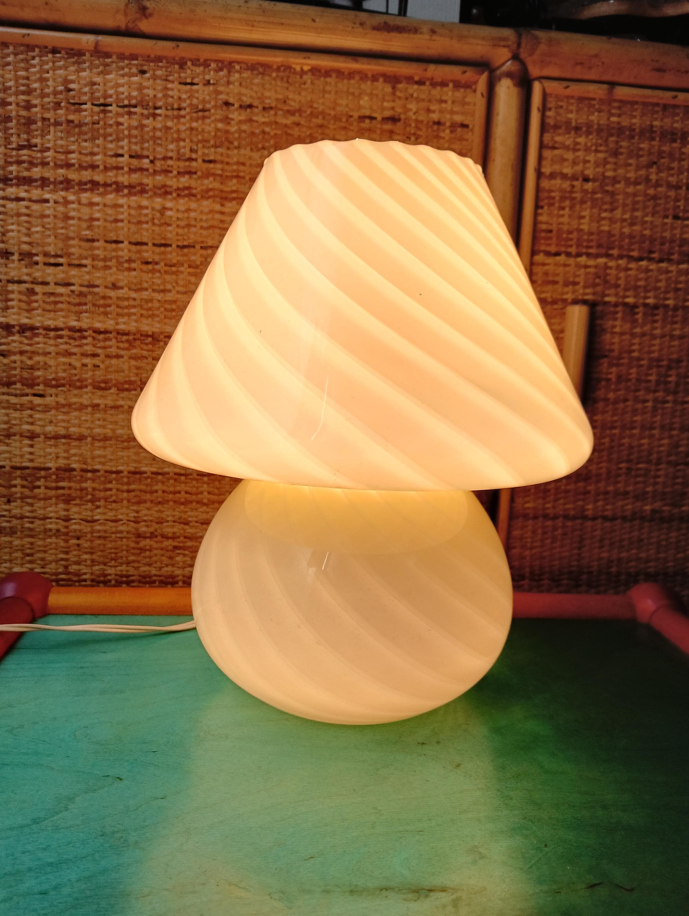 Murano mushroom lamp - Etsy 日本