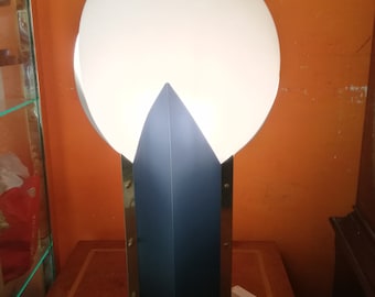 Slamp by Samuel Parker reflex moon table lamp plastic 57 cm made in Italy 1980s