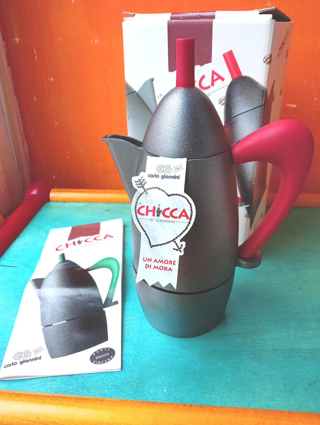 Carlo Giannini Chicca 3/1 Cup Espresso Maker, New Santi Sircana