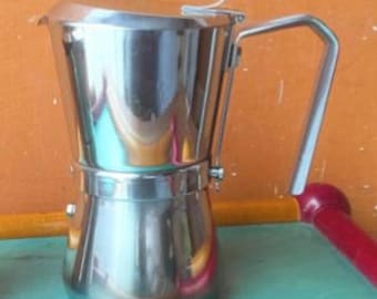 Large Stainless Steel Coffee Maker Carlo Giannini, Huge Giannina