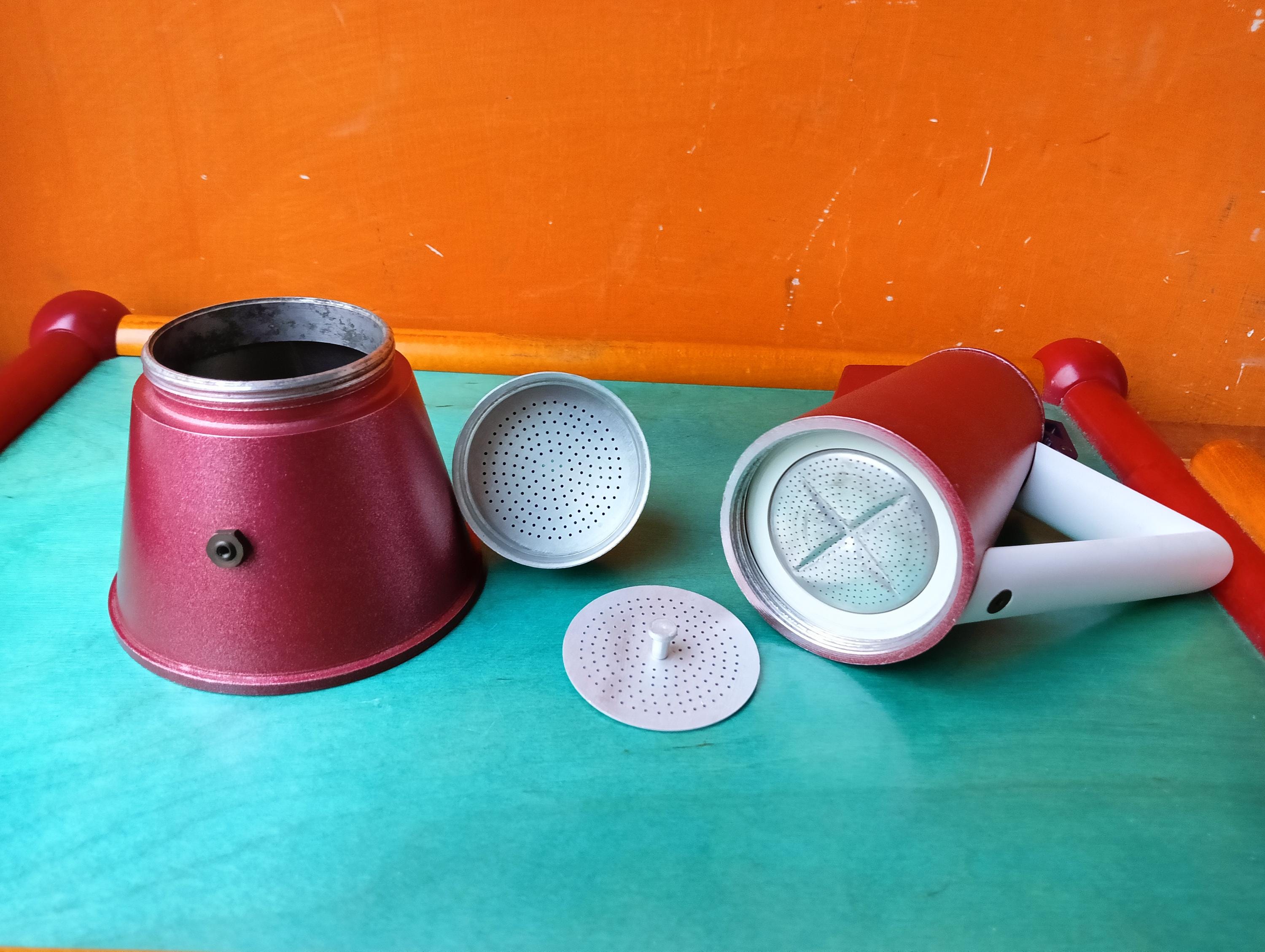Lagostina Ettore Sottsass 3 Cup Espresso Coffee Maker Design Made