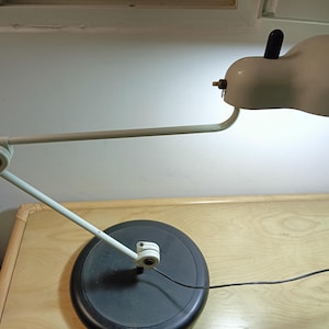 Stilnovo Joe Colombo articulated table lamp Topo model authentic Made in Italy 1970s