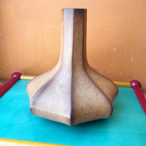Bertoncello Schiavon Rigon Vase Design Glazed Ceramic Vintage Bassano Made in Italy 1970s
