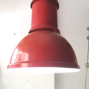 1 di 2 Fontana Arte ceiling Roberto Menghi designer lampada industriale sospensione Made in Italy 1970s