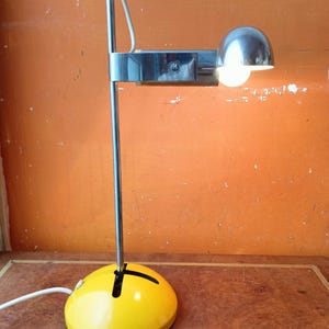 Authentische Robert Sonneman Milano Tischlampe, Made in Italy, 1970er Jahre
