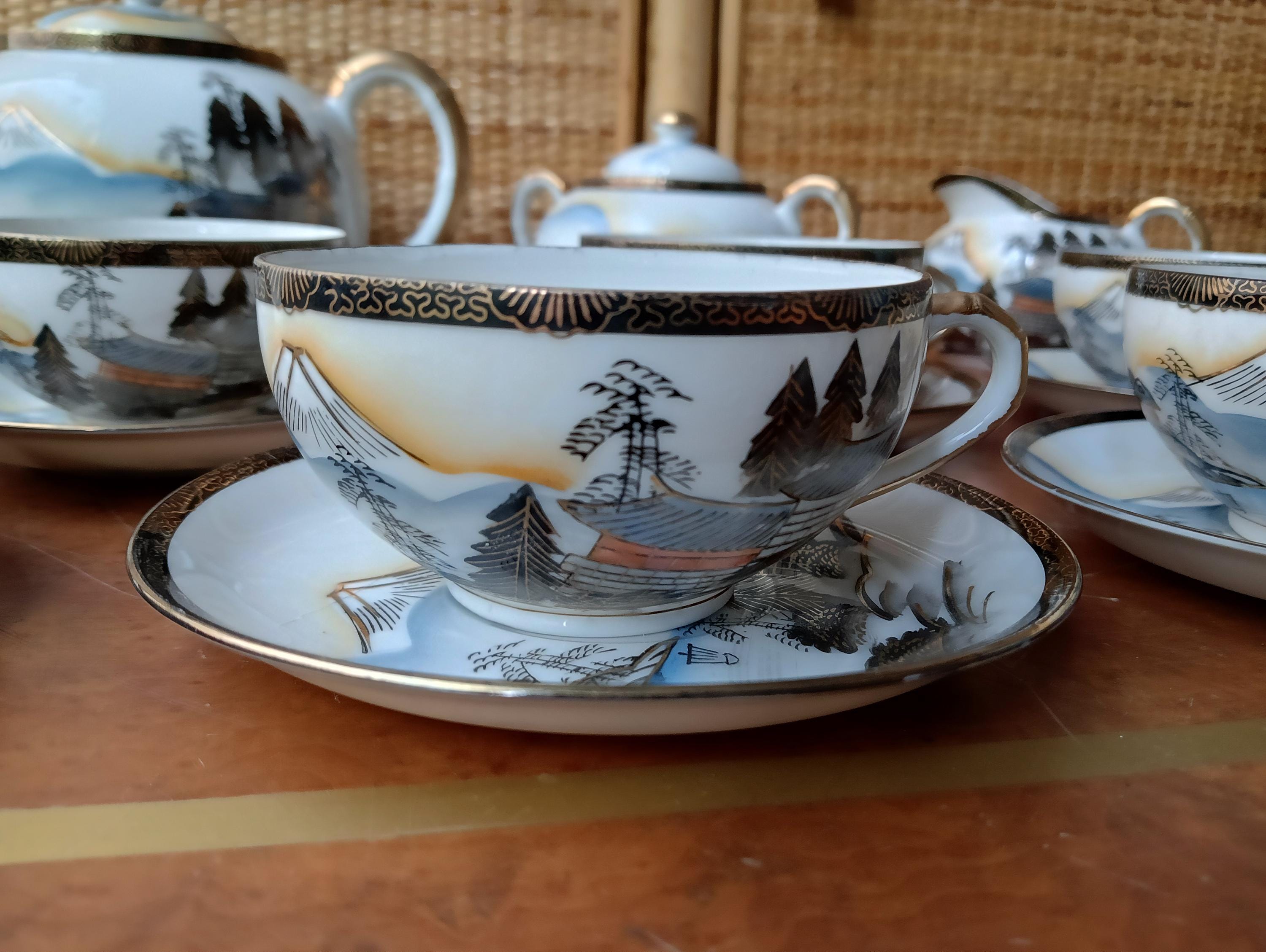 茶 himipa 茶 himipa Tea Set Porcelain Eggshell Japanese Roxy China Hand