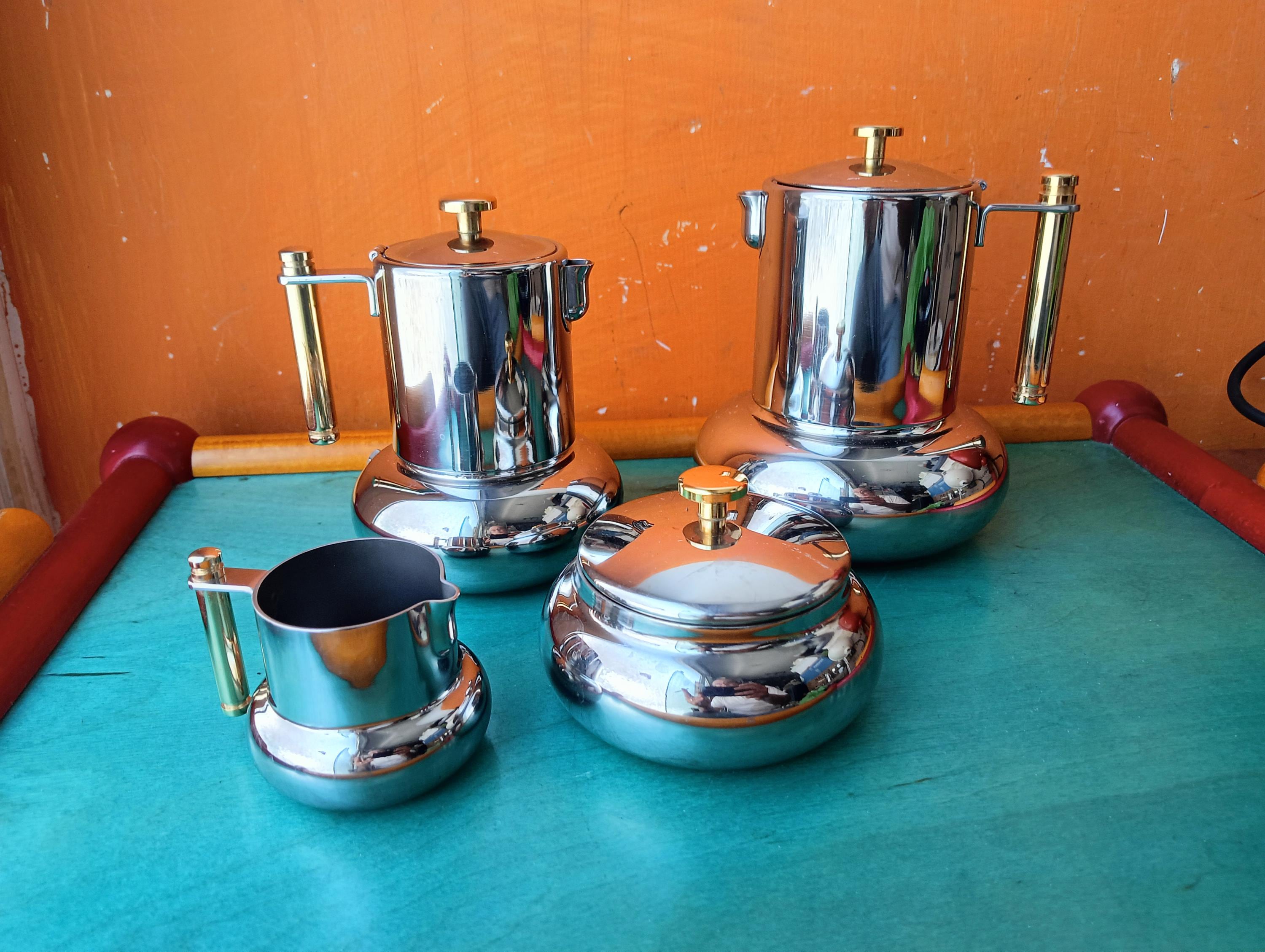 PRINCIPESSA LAVAZZA 直火式エスプレッソメーカー（大） Vintage 80s Lavazza Principessa Moka Espresso pot - 3 Cups