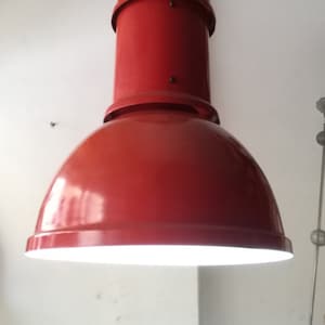 Fontana Arte ceiling pendant light Roberto Menghi designer industrial lamp Made in Italy 1970s