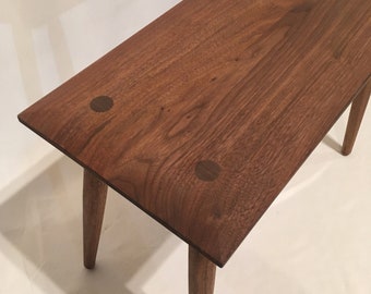 Handmade Walnut Bench 44"