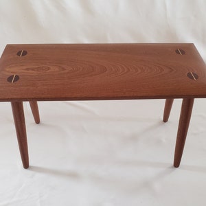 Handmade Mahogany Bench 24"