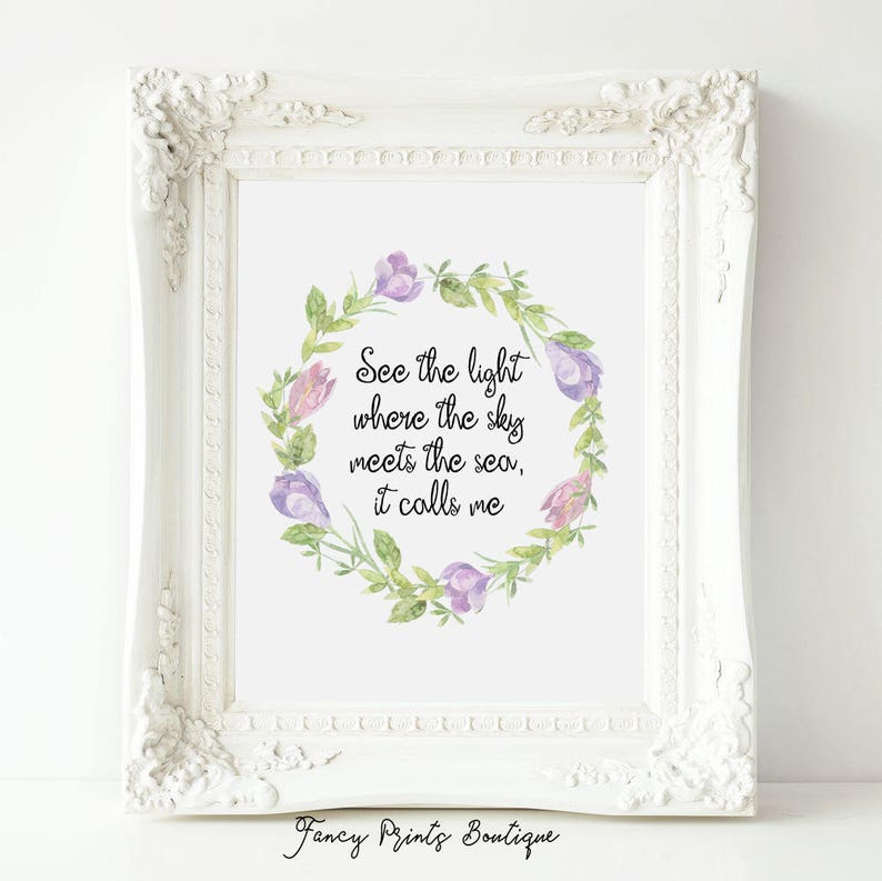 I See The Light Moana Printable Moana Art Moana Quotes Etsy