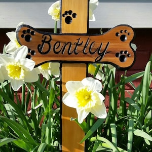 Dog Memorial Cross Dog Memorial  Custom Dog Memorial, Pet Memorial, Personalized Dog Memorial Cross,  Memorial Cross, Dog Cross