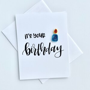 carte d’anniversaire | c’est votre anniversaire | cadeau d’anniversaire | | de carte de quilling | de cartes matelassées | de quilling | d’art papier | d’art d’anniversaire art pour anniversaire