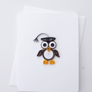 graduation card | graduation gifts | graduation owl | graduation gift | 2021 graduation | handmade card | quilled card | quilled art