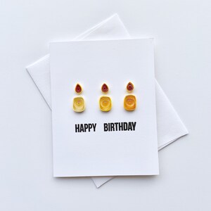 Carte d'anniversaire | Carte de bougies d'anniversaire | carte d'anniversaire pour lui | d'anniversaire unisexe | carte d'anniversaire rose | carte d'anniversaire pour elle