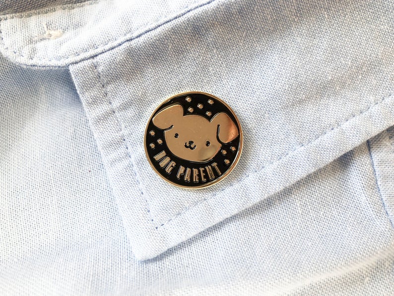 Dog Parent Soft Enamel Pin Lapel Pin Dog Pin Enamel Pins Etsy Canada