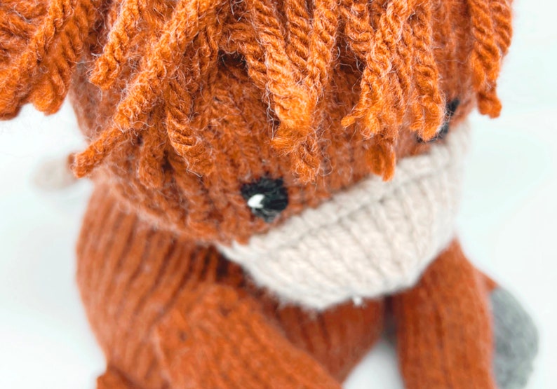 Highland Cow Knitting Pattern image 9