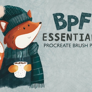 BPF Essentials Procreate Brush Pack: Pencil Crayon Texture