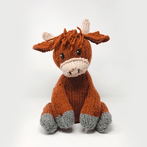 Highland Cow Knitting Pattern image 3