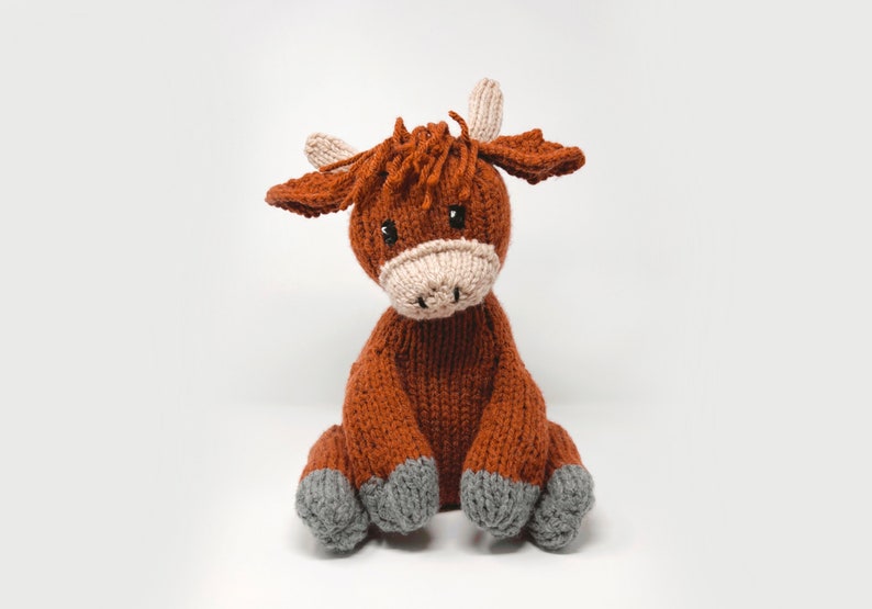 Highland Cow Knitting Pattern image 3