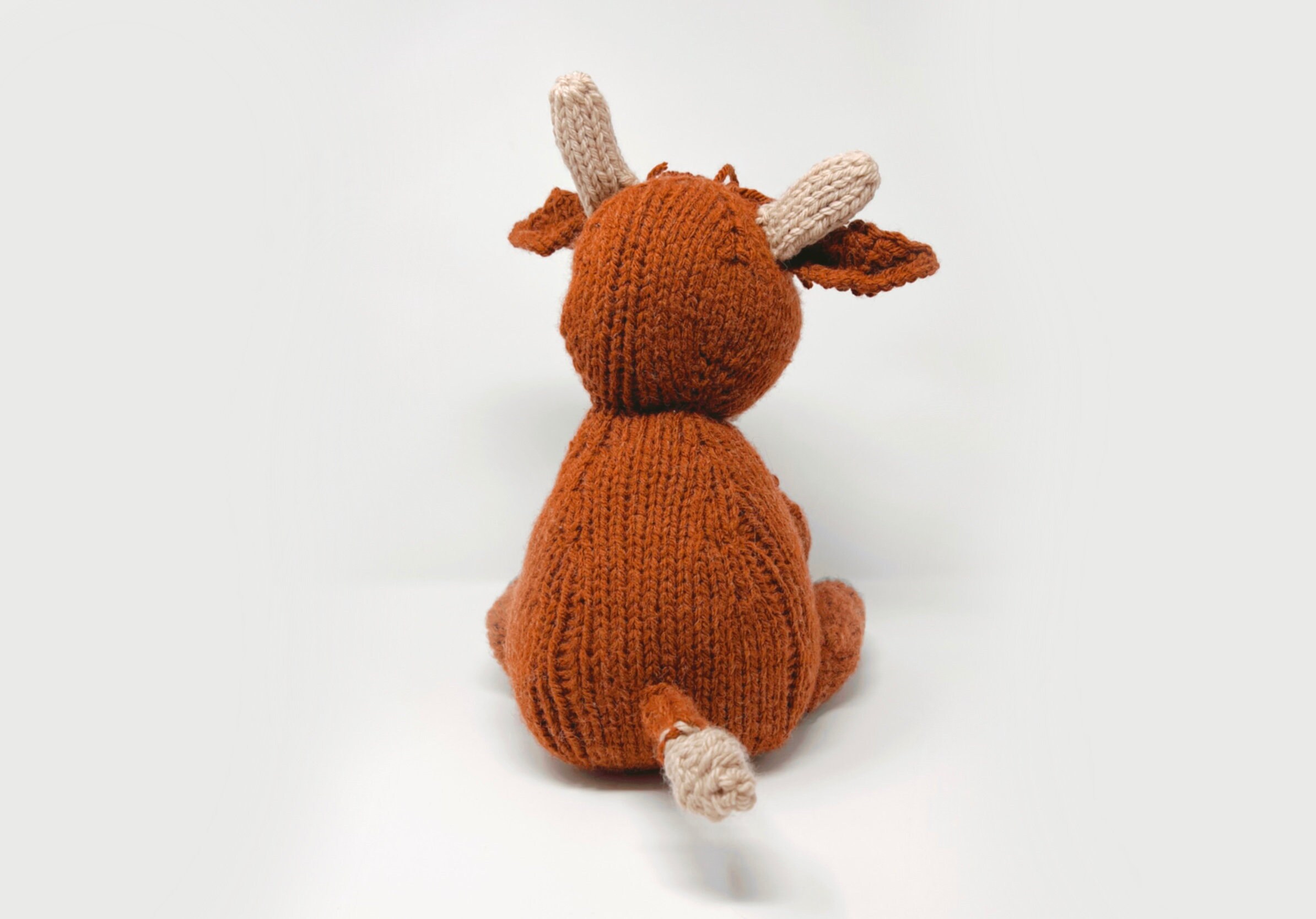 Highland Cow Knitting Pattern Etsy