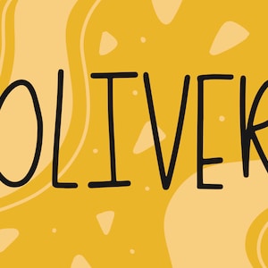Oliver-lettertype | Skinny hoofdletters | Sans Serif-lettertype | Lettertype downloaden | Handgeschreven lettertype | OTF, TTF, weblettertype | Modern lettertype | Eenvoudig lettertype
