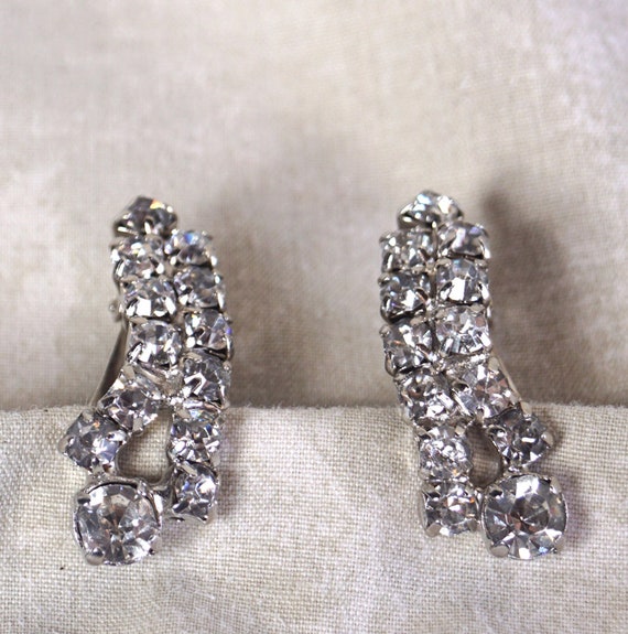 VINTAGE Rein Stone Tresses Clip Amazon.com : CROWN GUIDE Vintage Rhinestone Hair Claw  main image 3