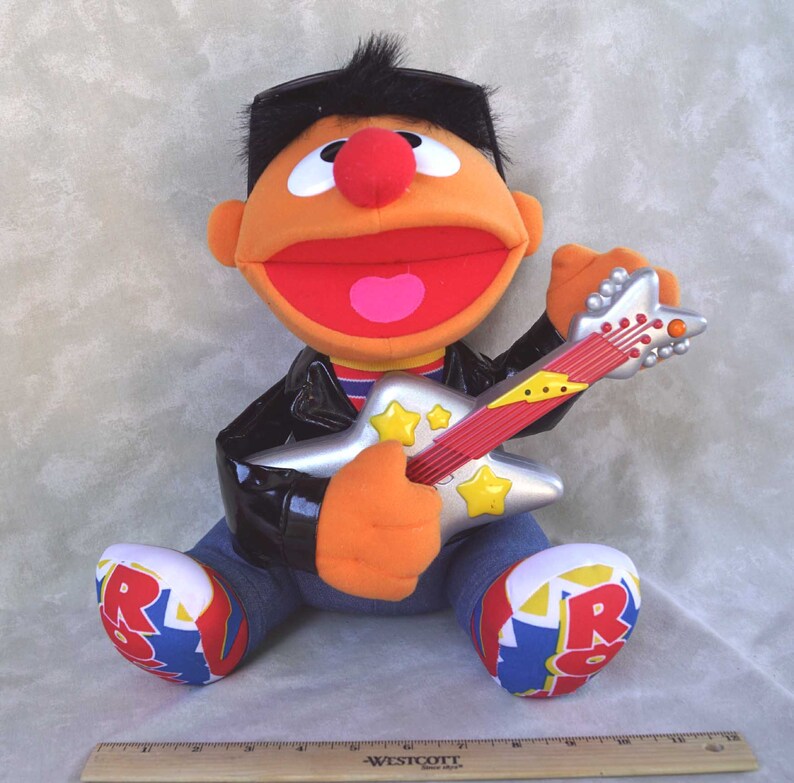 1998 Rock & Roll ERNIE SINGING and PLAYING Mattel Tyco Toy Etsy