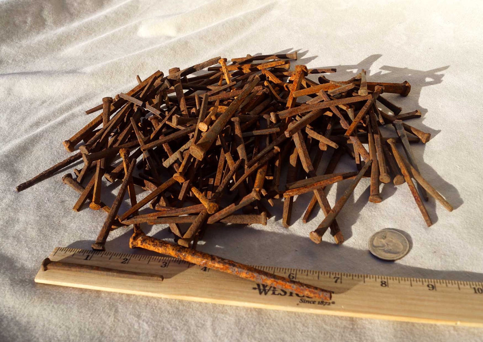 20 ANTIQUE SQUARE NAILS Early 1900's American Etsy