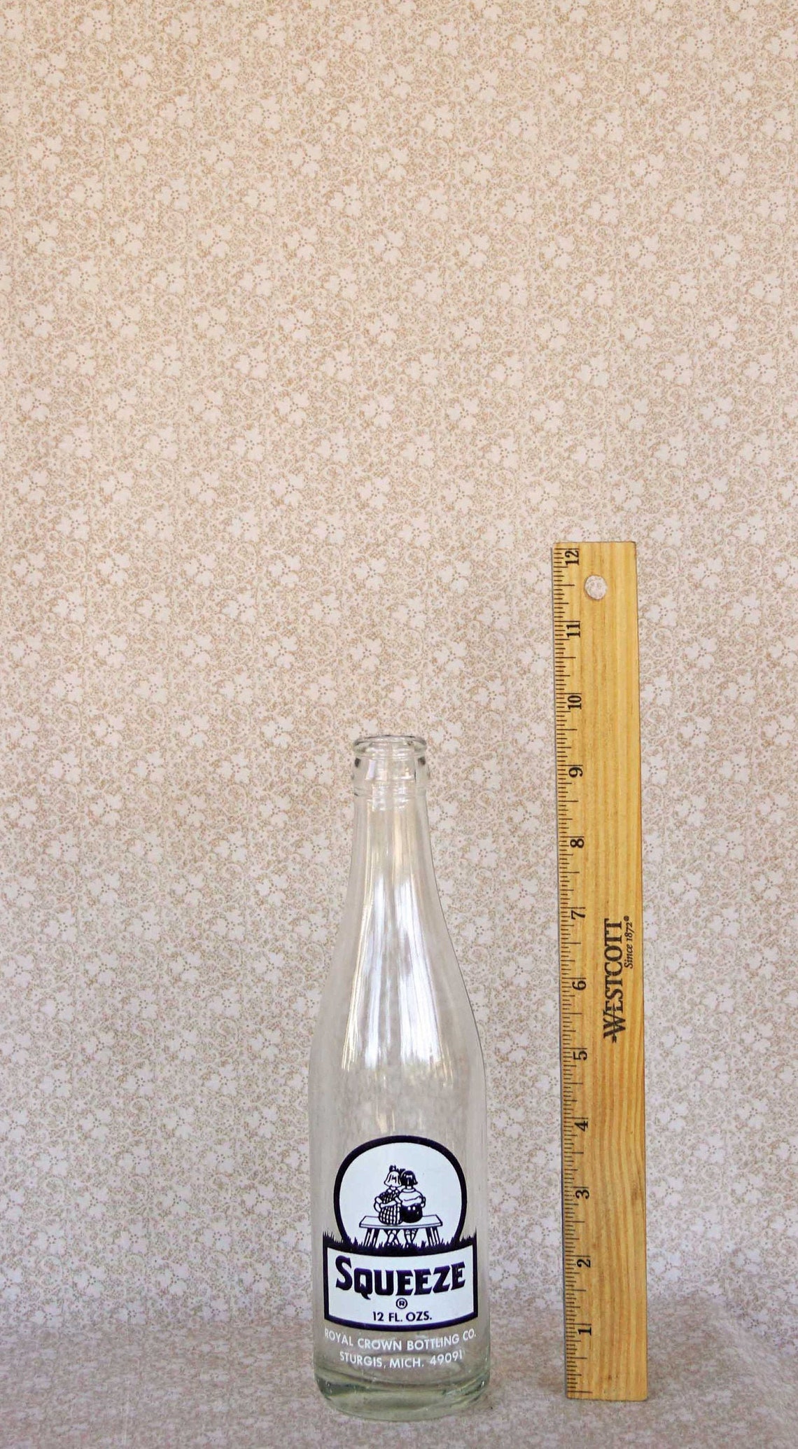 Vintage SQUEEZE SODA POP Bottle A C L mid to Late 1900s12 Etsy
